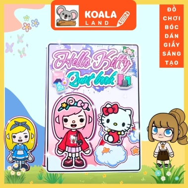 Ngôi nhà Búp Bê Hello Kitty TOCA LIFE WORLD, đồ chơi bé gái kuromi cô tiên xanh, giảm 99.000₫