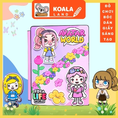 Ngôi nhà cô bé Avatar và TocaBoca - 4 búp bê giấy đáng yêu, giảm giá tới 19%