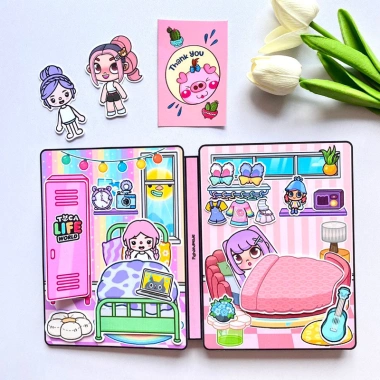 Ngôi nhà cô bé Avatar và TocaBoca - 4 búp bê giấy đáng yêu, giảm giá tới 19%
