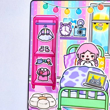 Ngôi nhà cô bé Avatar và TocaBoca - 4 búp bê giấy đáng yêu, giảm giá tới 19%