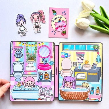 Ngôi nhà cô bé Avatar và TocaBoca - 4 búp bê giấy đáng yêu, giảm giá tới 19% 7 Ngôi nhà cô bé Avatar và TocaBoca - 4 búp bê giấy đáng yêu, giảm giá tới 19% 7