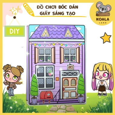 Ngôi nhà của bé Beak Street Building Quiet Book - Bé gái 5 tuổi, giảm giá 69.000đ