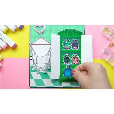 Ngôi nhà của bé Green House Quiet Book - Quà tặng trẻ 6 tuổi, chỉ 80.000₫