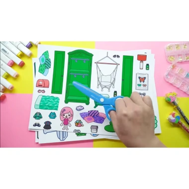 Ngôi nhà của bé Green House Quiet Book - Quà tặng trẻ 6 tuổi, chỉ 80.000₫