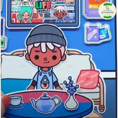 Ngôi nhà đáng yêu Leke - Leon Đồ chơi búp bê cho bé gái, chỉ 170.000₫ 6