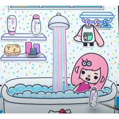 Ngôi nhà Hellokitty cho cô bé tóc hồng - Đồ chơi dễ thương, giá ưu đãi 100.000đ