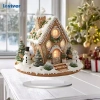 Ngôi nhà tuyết Xmas Village 2D thủ công Cây Giáng sinh có đế giá ưu đãi 97.900đ 2