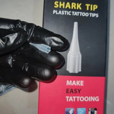 Ngòi nhựa Cá Mập Shark Tip cho máy phun xăm - Độ bền cao, giá ưu đãi 15.000đ