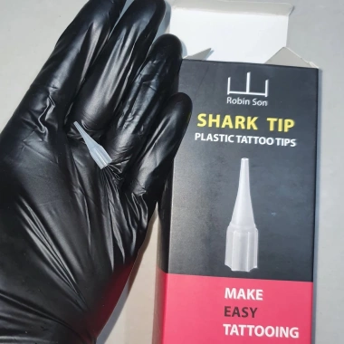 Ngòi nhựa Cá Mập Shark Tip cho máy phun xăm - Độ bền cao, giá ưu đãi 15.000đ