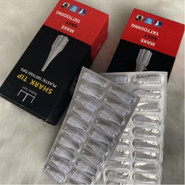 Ngòi nhựa Cá Mập Shark Tip cho máy phun xăm - Độ bền cao, giá ưu đãi 15.000đ