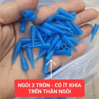 Ngòi nhựa xanh và trắng cho máy may xăm thần thánh - Giá ưu đãi 25.000đ, giảm từ 31.750đ