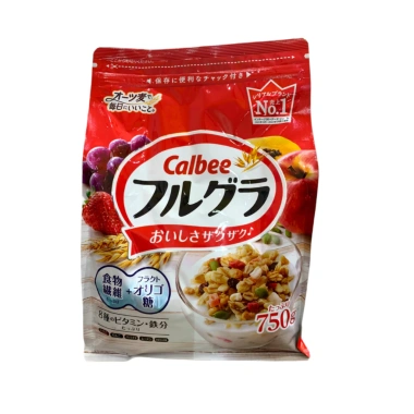 Ngũ cốc ăn sáng giảm cân Calbee Nhật Bản 600g - Giảm cân nhanh, giàu chất xơ, chỉ 220.000₫