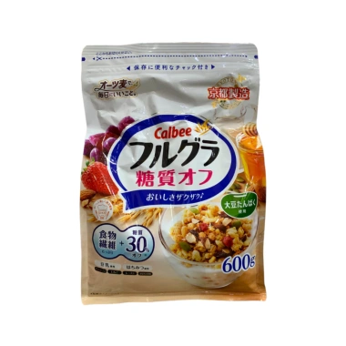 Ngũ cốc ăn sáng giảm cân Calbee Nhật Bản 600g - Giảm cân nhanh, giàu chất xơ, chỉ 220.000₫
