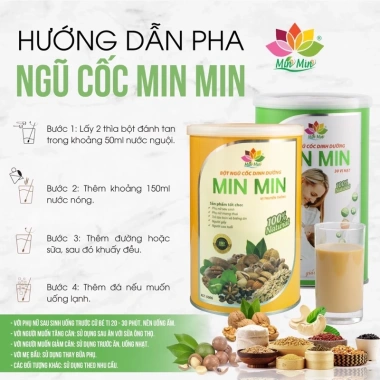 Ngũ cốc bầu Min Min 29 loại hạt - Lợi sữa, dinh dưỡng, giá chỉ 90.000 VNĐ