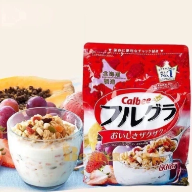 Ngũ cốc Calbee Nhật Bản 750g Hàng chuẩn nội địa đủ màu đủ vị giảm giá 188k