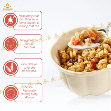 Ngũ cốc Calbee Nhật Bản – Mix trái cây sấy chua ngọt, ít calo, hạt ngon, đủ vị 127.500₫
