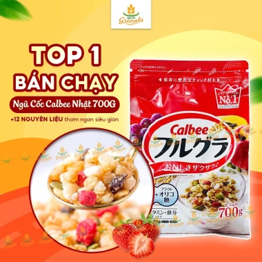 Ngũ cốc Calbee Nhật Bản – Mix trái cây sấy chua ngọt, ít calo, hạt ngon, đủ vị 127.500₫ 10 Ngũ cốc Calbee Nhật Bản – Mix trái cây sấy chua ngọt, ít calo, hạt ngon, đủ vị 127.500₫ 10