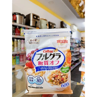 Ngũ cốc Calbee trắng 550g - Ít đường, nhập khẩu Nhật Bản, giá ưu đãi 179.000₫