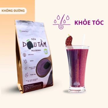 Ngũ cốc dâu tằm đẹp da không đường, gạo lứt, yến mạch, đậu đen xanh lòng - 136,200₫ 4