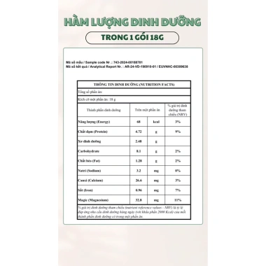 Ngũ cốc dh'TramTram hộp 50 gói - Bán sỉ giá ưu đãi 285.000đ (Giảm tới 17%) 4
