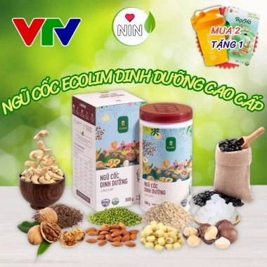 Ngũ cốc dinh dưỡng Ecolim 500g – Ăn sáng nhanh, tiện lợi, thơm ngon, kèm quà tặng