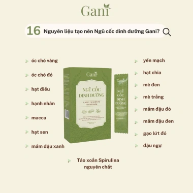 Ngũ Cốc Dinh Dưỡng Sữa Hạt Tảo Xoắn Gân 50 Gói 20g – Giá Chỉ 570K