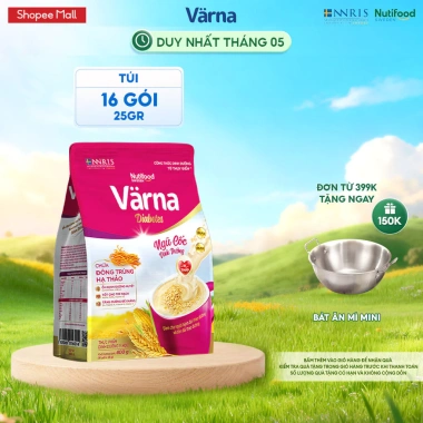 Ngũ Cốc Dinh Dưỡng Varna Tiểu Đường - Ổn Định Đường Huyết, Giảm Giá 20% chỉ 113k