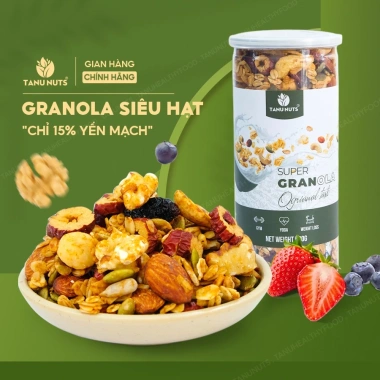 Ngũ cốc Granola giảm cân 500g Yến mạch mix siêu hạt dinh dưỡng NCH - 119k 8