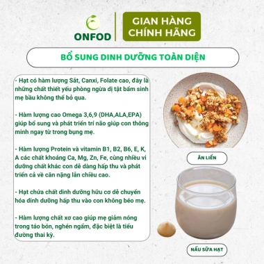 Ngũ cốc granola ONFOD vị matcha giảm cân, ăn kiêng, bà bầu, tiểu đường 250g-500g - 169k 5 Ngũ cốc granola ONFOD vị matcha giảm cân, ăn kiêng, bà bầu, tiểu đường 250g-500g - 169k 5