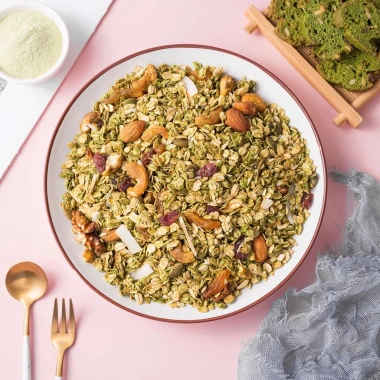Ngũ cốc granola ONFOD vị matcha giảm cân, ăn kiêng, bà bầu, tiểu đường 250g-500g - 169k 8 Ngũ cốc granola ONFOD vị matcha giảm cân, ăn kiêng, bà bầu, tiểu đường 250g-500g - 169k 8