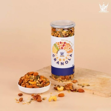 Ngũ cốc Granola Siêu Hạt 500gr - 10% Yến Mạch, Vua Ăn Kiêng, Dinh Dưỡng Cao