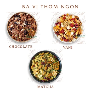 Ngũ cốc Granola siêu hạt Nhà Lá - Dinh dưỡng đầy đủ, giảm cân, giá chỉ 31.000đ