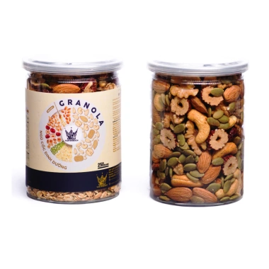Ngũ Cốc Granola Tiêu Chuẩn 25% Yến Mạch - Ăn Kiêng Dinh Dưỡng, Giá 69.000 VND 10 Ngũ Cốc Granola Tiêu Chuẩn 25% Yến Mạch - Ăn Kiêng Dinh Dưỡng, Giá 69.000 VND 10