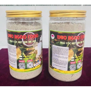 Ngũ Cốc Hạt Sen Mè Đen - Nguyên chất, giàu chất xơ, giảm cân, chỉ 600.000 VND