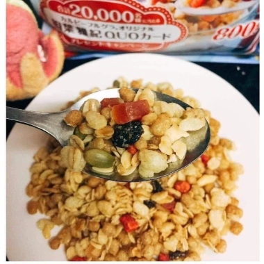 Ngũ cốc hạt và hoa quả sấy khô nhiều màu Calbee Nhật Bản - Bổ dưỡng, tiện dụng, hỗ trợ giảm cân, giá ưu đãi 194k
