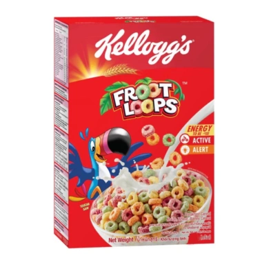 Ngũ cốc Kellogg's Froot Loops 285g - Giá 169.000₫, ăn sáng dinh dưỡng, giảm giá