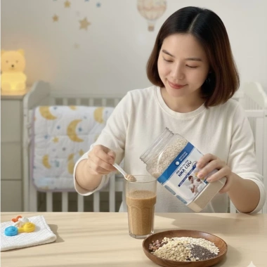 Ngũ Cốc Lợi Sữa Nhà Cừu 13 Hạt Organic - Kích Sữa 7 Ngày, Bột Xả Stress, Sữa Mẹ Đặc Thơm - Giảm tới 229k 5