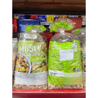 Ngũ Cốc Muesli Knusperone Nhiều Hoa Quả 1kg - Giảm Giá Đặc Biệt 217k