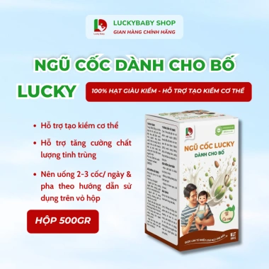 Ngũ cốc sinh lý Tạo Kiềm tự nhiên Luckybaby Nam, không chất bảo quản, 199.000đ