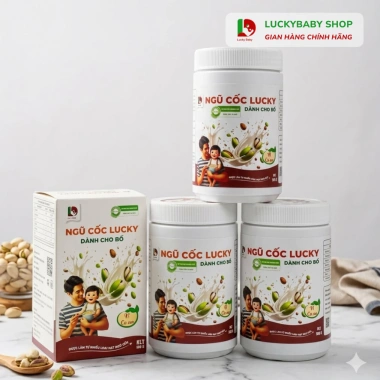 Ngũ cốc sinh lý Tạo Kiềm tự nhiên Luckybaby Nam, không chất bảo quản, 199.000đ