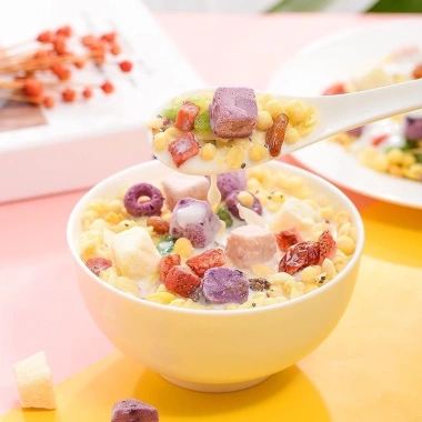 Ngũ cốc sữa chua hoa quả giảm cân MEIZHOUSHIKE - Granola ăn kiêng giá 21.000 VND
