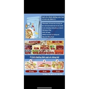 Ngũ cốc sữa chua hoa quả giảm cân MEIZHOUSHIKE - Granola ăn kiêng giá 21.000 VND