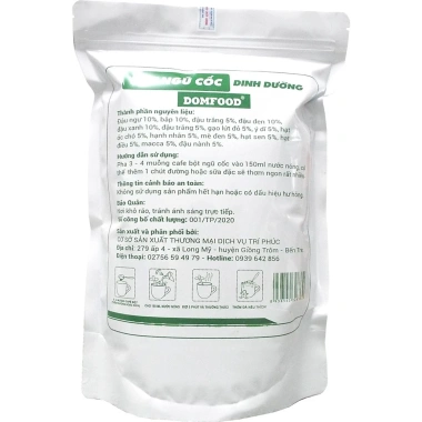 Ngũ cốc tăng cân tăng cơ Domfood 01kg 15 loại hạt - Giá chỉ 139.000, giảm tới 40k