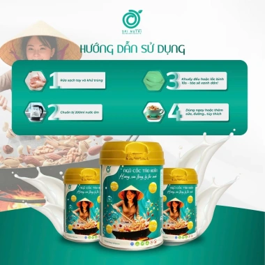 Ngũ Cốc Tảo Spinutri Dinh Dưỡng - Thay Thế Bữa Phụ, Giảm Cân, Đẹp Da, Chống Oxy Hóa - 450.000 VND
