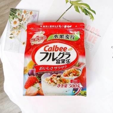 Ngũ Cốc Trái Cây Calbee Nhật Bản 750g - Giảm Cân, Tươi, Ship Nhanh Hà Nội 165k