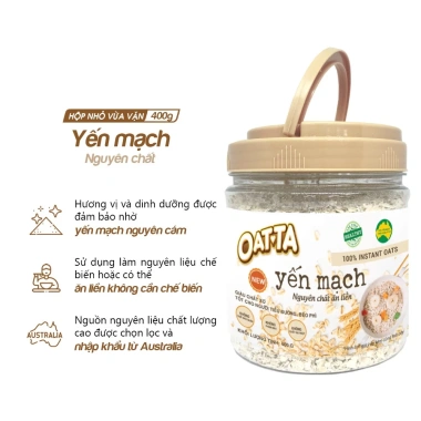 Ngũ Cốc Yến Mạch OATTA 400g Thơm Ngon Giảm Cân - Giá Ưu Đãi 78.000₫ 3 Ngũ Cốc Yến Mạch OATTA 400g Thơm Ngon Giảm Cân - Giá Ưu Đãi 78.000₫ 3