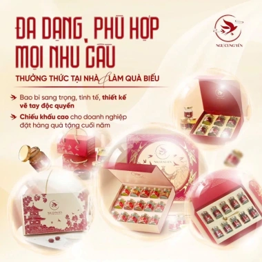 Ngự Cung Yến Sài Gòn Combo Yến Chưng Người Ăn Kiêng 6/10/15/25 Hũ 70ml Quà 2.026