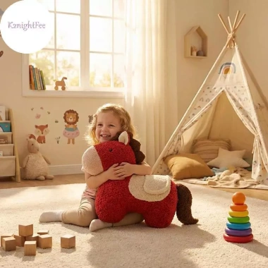 Ngựa Năm Linh Vật Đệm Sang Trọng – Trang Trí Phòng Khách Độc Đáo, Quà Tặng 106k 7