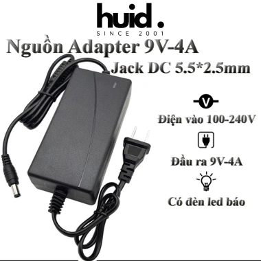 Nguồn Adapter 2 Đầu Dây 9V-2A/4A/5A - Công suất đa năng, ổn định, chỉ 80.000₫ 2
