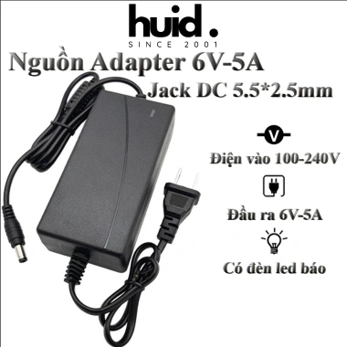 Nguồn Adapter 6V đa dòng 1A‑10A, công suất ổn định, giá chỉ 53.000 VND giảm mạnh
